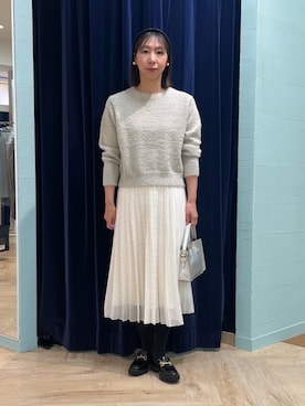 「アイテム（カチューシャ）」を使った、nol tsujiさん（レディース・164cm）の冬コーディネート