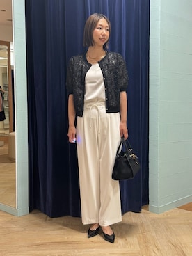 「アイテム（タンクトップ）」を使った、nol tsujiさん（レディース・164cm）の夏コーディネート