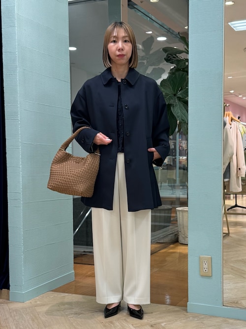 セール】ウォッシャブルトリプルクロス3WAYステンカラーコート（ステン