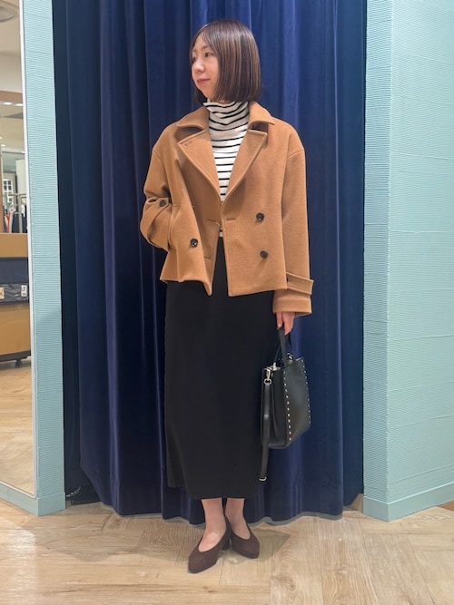 ウールカシミヤダブルブレストコート（ピーコート）｜NOLLEY'S