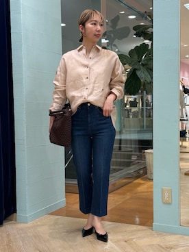 「Rie Miller（リエミラー）のアイテム」を使った、nol tsujiさん（レディース・164cm）の春コーディネート