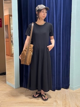 「アイテム（キャップ）」を使った、nol tsujiさん（レディース・164cm）の夏コーディネート