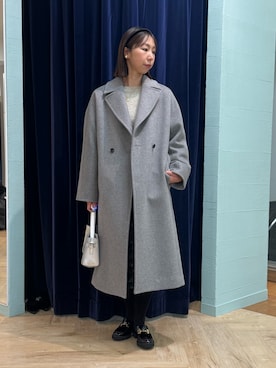 「アイテム（カチューシャ）」を使った、nol tsujiさん（レディース・164cm）の冬コーディネート