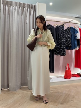 「NOLLEY’S（ノーリーズ）のアイテム」を使った、nol niiharaさん（レディース・162cm）の春コーディネート