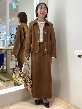 「アイテム（エコバッグ/サブバッグ）」を使った、aikoさん（レディース・158cm）の秋コーディネート