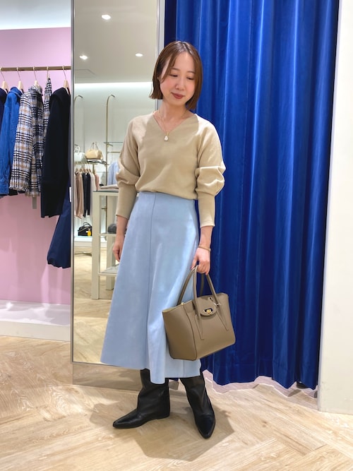 セール】スエードダンボールフレアスカート（スカート）｜NOLLEY'S