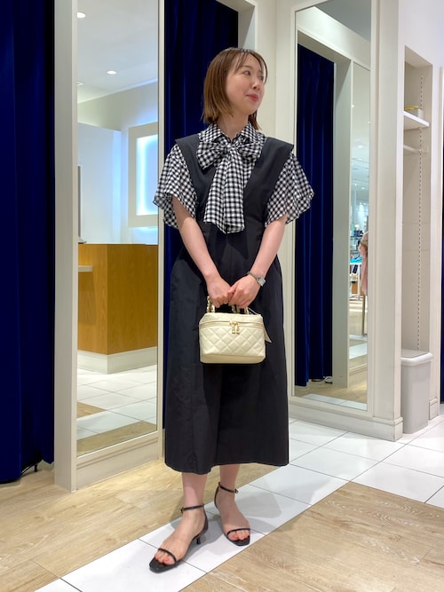 ノーリーズソフィールミネ大宮店aikoさんのシャツ/ブラウス「ラッフルリボンブラウス(NOLLEY'S|ノーリーズ)」を使ったコーディネート