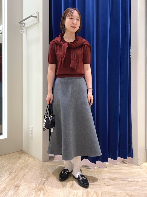 セットアップ対応》ウォッシャブルダンボールフレアスカート（スカート