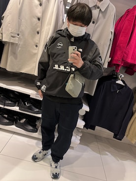 「F.C.Real Bristol（エフシーレアルブリストル）のアイテム（ジャケット/アウター）」を使った、703さん（メンズ・164cm）の冬コーディネート