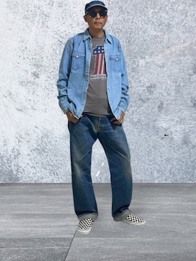 「アイテム（シューズ）」を使った、トクさん　ﾌﾝﾌﾝﾌﾝﾌﾝ…さん（メンズ・270cm）の秋コーディネート