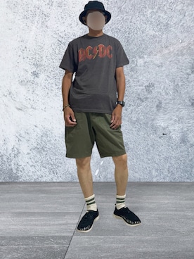 「アイテム（Tシャツ/カットソー）」を使った、トクさん🌚さん（メンズ・172cm）の夏コーディネート