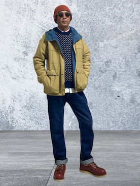 「アイテム（シャツ/ブラウス）」を使った、トクさん　ボール君ウェ〜イさん（メンズ・172cm）の秋コーディネート