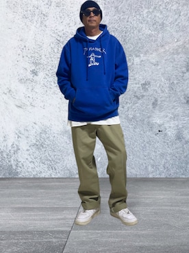 「アイテム（スニーカー）」を使った、トクさん　ﾌﾝﾌﾝﾌﾝﾌﾝ…さん（メンズ・172cm）の秋コーディネート