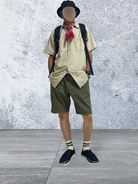 「チャイハネ（チャイハネ）のアイテム」を使った、トクさん🌚さん（メンズ・172cm）の夏コーディネート