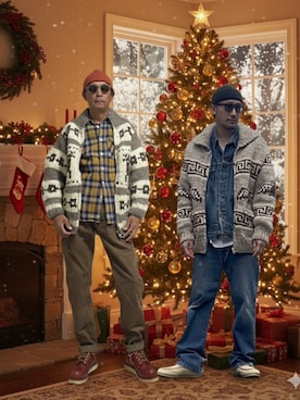 「アイテム（その他アウター）」を使った、トクさん　アニキ豊信いってるさん（メンズ・270cm）の秋コーディネート