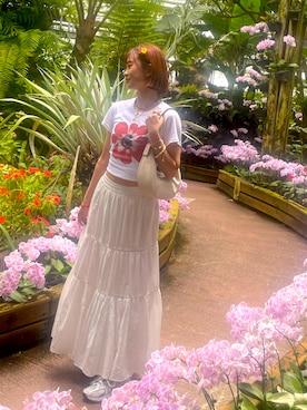 「FREAK'S STORE（フリークスストア）のアイテム（スカート）」を使った、miyukiさん（レディース・162cm）の秋コーディネート