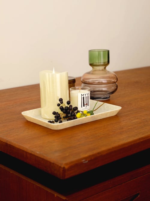 Marbled Melamine Desk Tray マーブル メラミン デスクトレイ