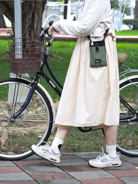 「HIGHTIDE（ハイタイド）のアイテム」を使った、HIGHTIDEさん（レディース・165cm）の夏コーディネート