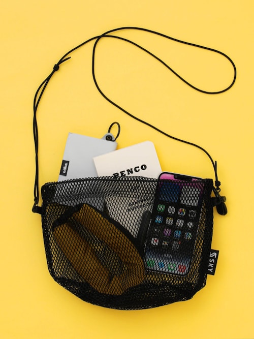 Drop Mesh Bag ドロップ メッシュ バッグ ミニ 巾着バッグ
