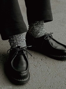 「OBSCURE SOCKS（オブスキュア ソックス）のアイテム」を使った、HIGHTIDEさん（メンズ・175cm）の冬コーディネート