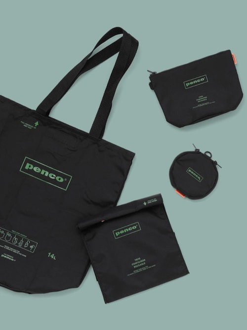 penco ペンコ ToGoサック 紙袋風 ロールトップ ベルクロ ポーチ
