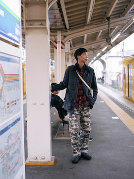 HIGHTIDEさん（メンズ・180cm）の秋コーディネート