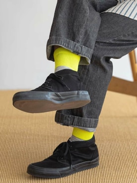 「OBSCURE SOCKS（オブスキュア ソックス）のアイテム」を使った、HIGHTIDEさん（メンズ・180cm）の冬コーディネート