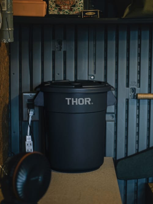 THOR ROUND BUCKET DC ソー ラウンドバケツ ディーシー 蓋付き