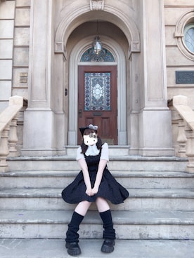 「アイテム（レッグウォーマー）」を使った、urichaさん（レディース・152cm）の夏コーディネート