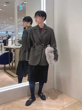 「アイテム（ピアス（両耳用））」を使った、taki chanさん（レディース・155cm・30代）の秋コーディネート