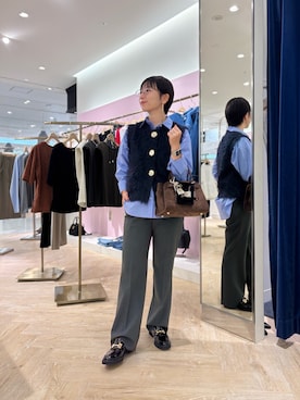 「アイテム（ピアス（両耳用））」を使った、taki chanさん（レディース・155cm・30代）の秋コーディネート