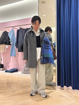 「アイテム（トートバッグ）」を使った、taki chanさん（レディース・155cm・30代）の冬コーディネート