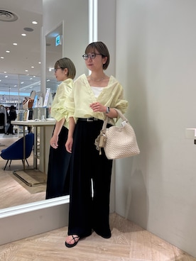 「grace grace （グラスグラス）のアイテム」を使った、taki chanさん（レディース・155cm）の春コーディネート