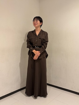 「アイテム（ピアス（両耳用））」を使った、taki chanさん（レディース・155cm・30代）の秋コーディネート