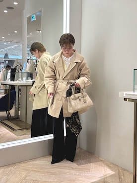 「grace grace （グラスグラス）のアイテム」を使った、taki chanさん（レディース・155cm）の冬コーディネート