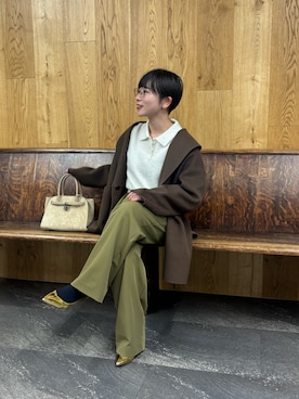 「アイテム（ニット/セーター）」を使った、taki chanさん（レディース・155cm）の秋コーディネート