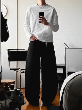 「MONKEY TIME（モンキータイム）のアイテム」を使った、KGさん（メンズ・177cm）の春コーディネート