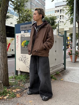 「パーカー」｜「アイテム（その他アウター）」を使った、11xxttさん（メンズ・167cm）の秋コーディネート