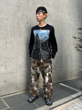 「アイテム（サンダル）」を使った、11xxttさん（メンズ・167cm・10代）の夏コーディネート
