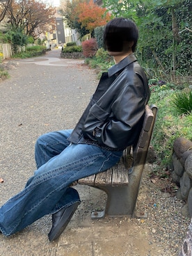 「Alfred Alex（アルフレッドアレックス）のアイテム（パンツ）」を使った、itakaさん（メンズ・172cm）の秋コーディネート