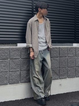 「GRANCY（グランシー）のアイテム」を使った、yodanさん（メンズ・168cm）の夏コーディネート