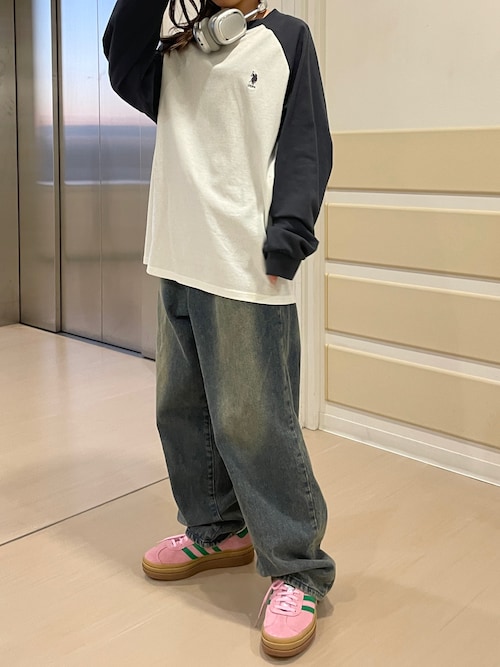 R�����T�V���c/�J�b�g�\�[�uU.S. POLO ASSN. /���[�G�X�|���A�b�X�� �ʒ� �����|�C���g�h�J ���O�����z�F�I�[�o�[�T�C�Y����T�V���c�iU.S. POLO ASSN.�b���[�G�X�|���A�b�X���j�v���g�����R�[�f�B�l�[�g