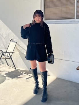 「サークルバッグ」｜misakiさん（レディース・161cm）の秋コーディネート