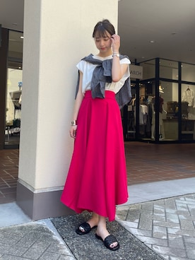 mokaさん（レディース・165cm）の夏コーディネート