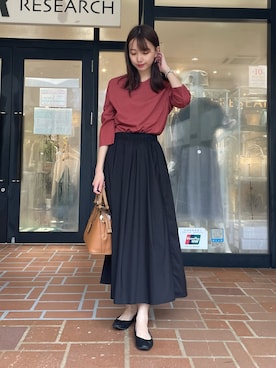 mokaさん（レディース・165cm）の秋コーディネート