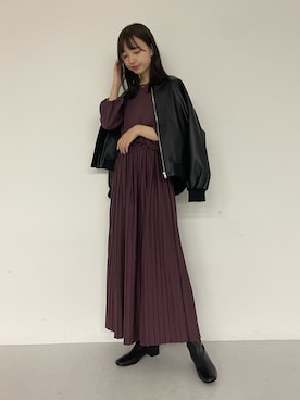 mokaさん（レディース・165cm）の秋コーディネート