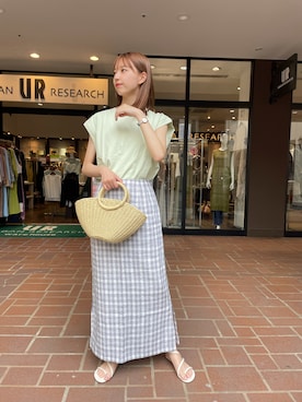 mokaさん（レディース・165cm）の夏コーディネート