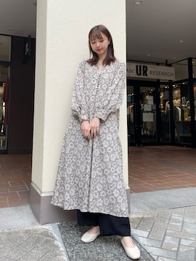 「はじめましてコーデ」｜「アイテム（ワンピース/ドレス）」を使った、mokaさん（レディース・165cm）の春コーディネート
