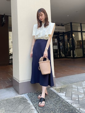 mokaさん（レディース・165cm）の夏コーディネート