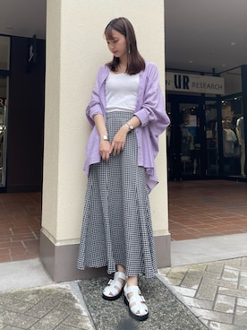 mokaさん（レディース・165cm）の夏コーディネート